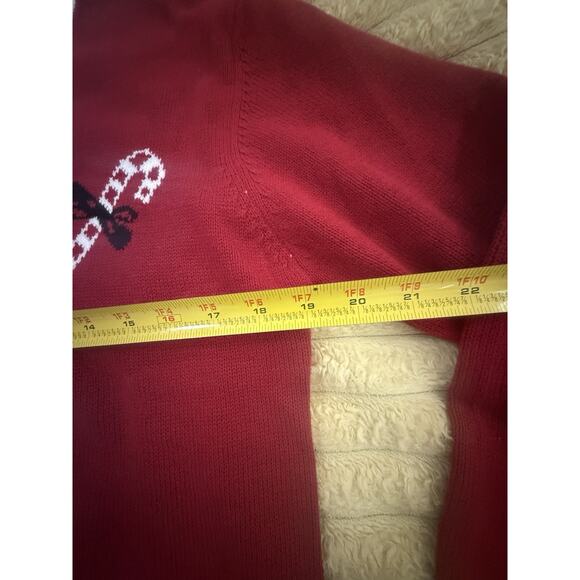 Ugly Christmas Sweater Men's Red Knit Holidays Santa Classic Party Medium - Picture 3 of 8